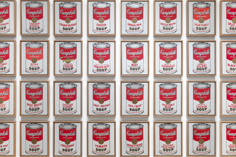 Andy Warhol. Campbell's Soup Cans. 1962