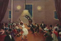 Archibald John Motley Jr. Tongues (Holy Rollers). 1929. Oil on canvas, 29 1/4 × 36 1/8" (74.3 × 91.8 cm). The Museum of Modern Art, New York. Bequest of Janice H. Levin (by exchange). © Archibald John Motley Jr. Courtesy of the Artist's Estate. Photo: David Almeida