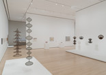Installation view of the exhibition Ruth Asawa: A Retrospective, The Museum of Modern Art, New York, October 19, 2025–February 7, 2026. Photo: Jonathan Dorado