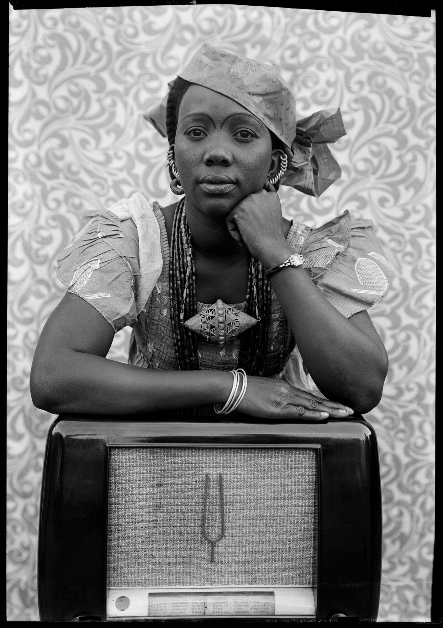 Seydou Keïta. *Untitled*. 1956-1957. Gelatin silver print, 21 1/4 × 15 3/16" (54 × 38.5 cm). The Jean Pigozzi African Art Collection. © Seydou Keïta/SKPEAC
