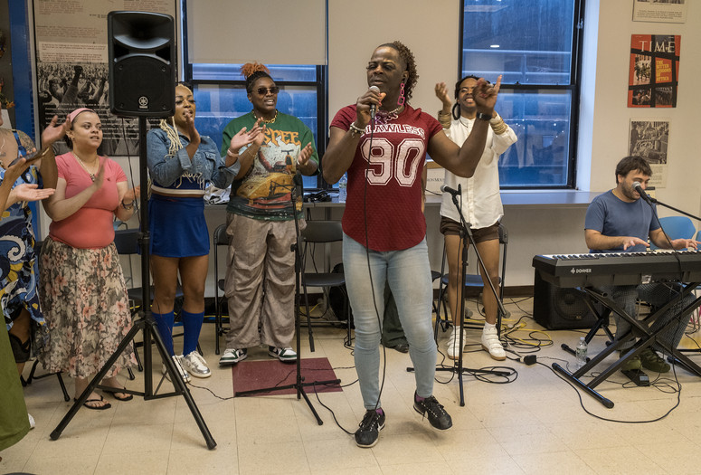 The Healing Project Choir performing with the Fortune Society community members. Photo: Destiny Mata. © The Museum of Modern Art, 2025