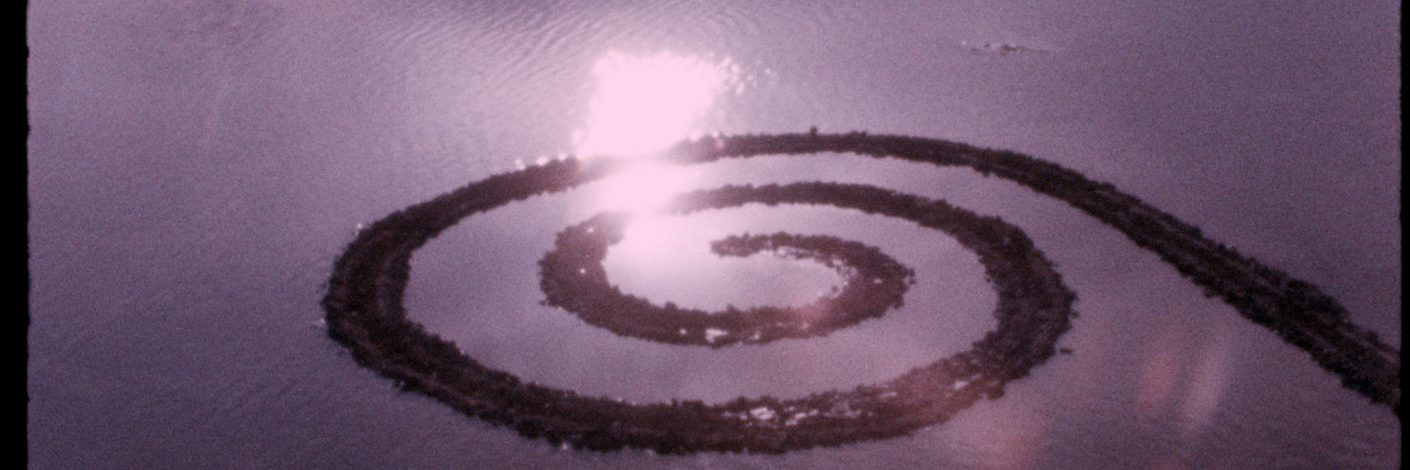 Robert Smithson. Spiral Jetty. 1970. 16mm film transferred to digital video (color, sound), 35 min. © Holt/Smithson Foundation/Licensed by Artists Rights Society, New York