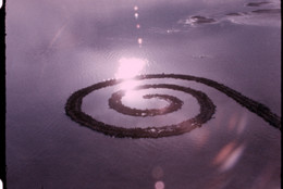 Robert Smithson. Spiral Jetty. 1970. 16mm film transferred to digital video (color, sound), 35 min. © Holt/Smithson Foundation/Licensed by Artists Rights Society, New York