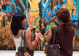 Mark Bradford. Jungle Jungle. 2021. Torn-and-pasted paper and string on canvas. The Museum of Modern Art, New York. Gift of Kenneth C. Griffin. Photo: Alycia Kravitz