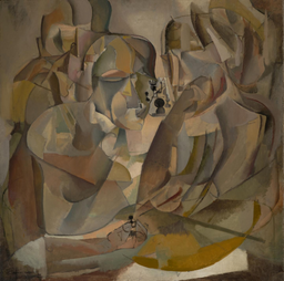 Marcel Duchamp. Portrait of Chess Players. 1911. Oil on canvas, 39 5/8 × 39 9/16" (100.6 × 100.5 cm). Philadelphia Museum of Art: The Louise and Walter Arensberg Collection, 1950