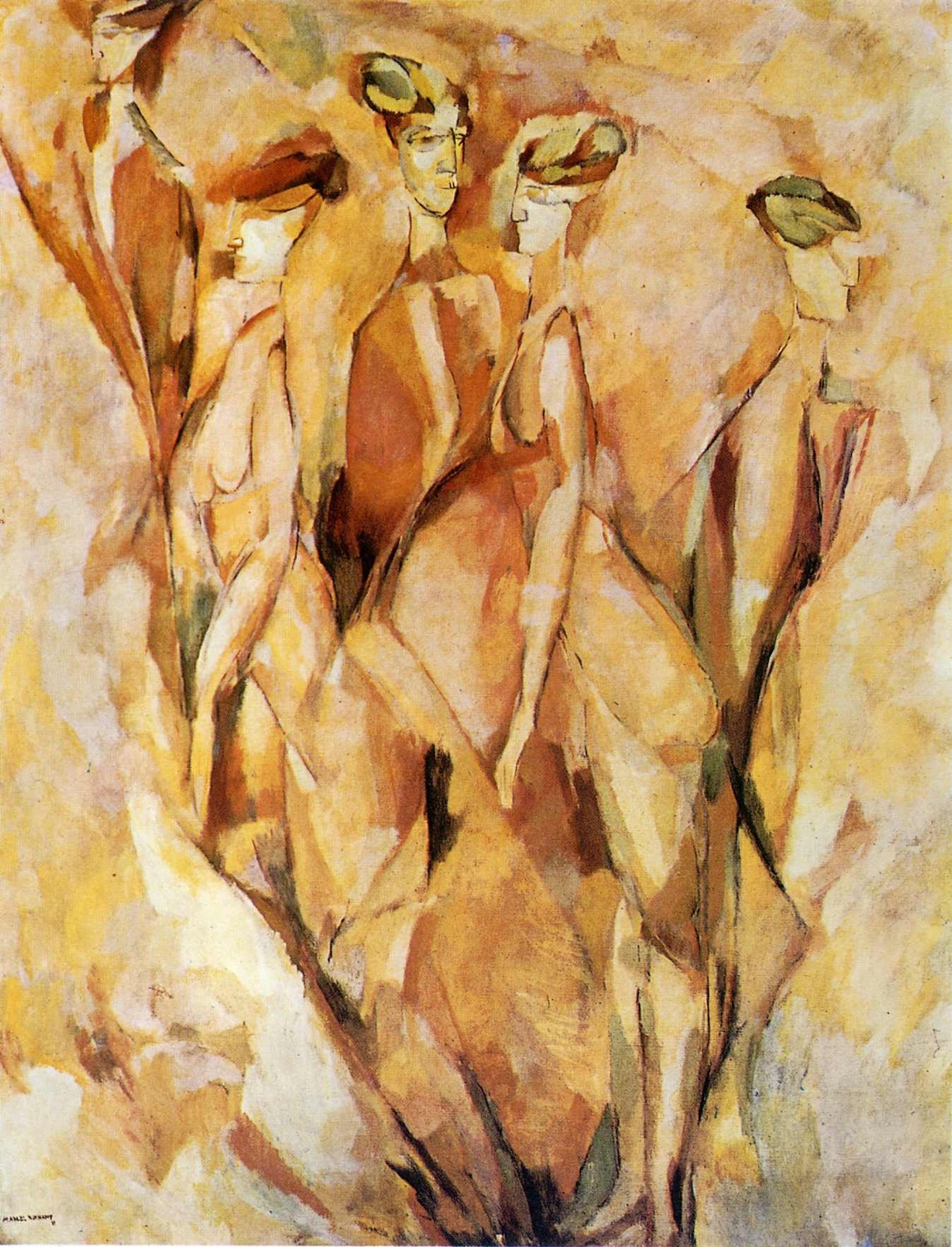 Marcel Duchamp. *Portrait (Dulcinea)*. 1911. Oil on canvas, 57 5/8 × 44 7/8" (146.4 × 114 cm). Philadelphia Museum of Art: The Louise and Walter Arensberg Collection, 1950