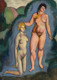 Marcel Duchamp. The Bush. 1910–11. Oil on canvas, 50 1/8 × 36 3/16" (127.3 × 91.9 cm). Philadelphia Museum of Art: The Louise and Walter Arensberg Collection, 1950