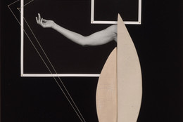 Sheree Hovsepian. Rapport. 2024. Gelatin silver prints, ceramic, string, nails, velvet, walnut frame, 21 1/2 × 19 1/2 × 3 1/2" (54.6 × 49.5 × 8.9 cm). The Museum of Modern Art, New York. Carol and David Appel Family Fund. © 2026 Sheree Hovsepian