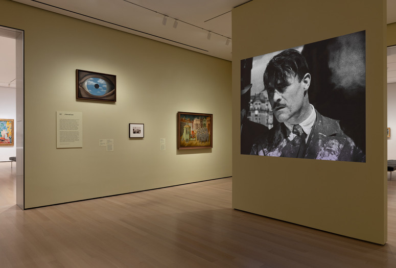 Installation view of Gallery 517: A Surreal Lens, The Museum of Modern Art, New York, October 10, 2025–ongoing. Photographed in October 2025. Photo: Jonathan Dorado