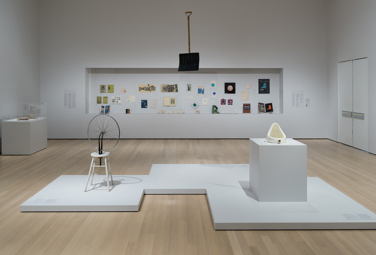 Installation view of Marcel Duchamp, The Museum of Modern Art, New York, April 12–August 22, 2026. Photo: Jonathan Dorado