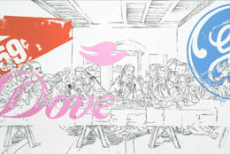 Andy Warhol. The Last Supper. 1986. Silkscreen ink and acrylic on canvas, 9' 11 1/4" × 21' 11 1/4" (302.9 × 668.7 cm). The Museum of Modern Art, New York. Gift of the Andy Warhol Foundation for the Visual Arts. © 2026 Andy Warhol Foundation for the Visual Arts/Artists Rights Society (ARS), New York