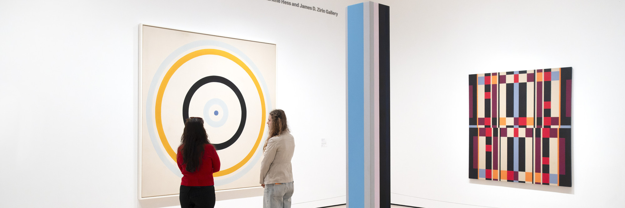 Installation view of Gallery 415: Hard Edges, Expanded Fields, The Museum of Modern Art, New York, ongoing. Photo: Martin Seck