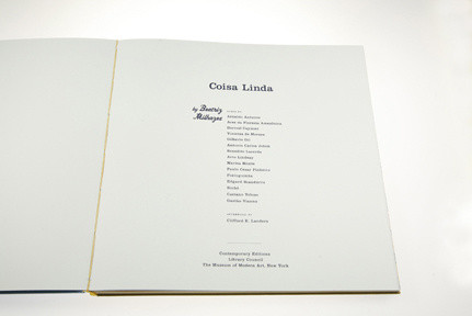 Title page, Beatriz Milhazes, Coisa Linda, 2002