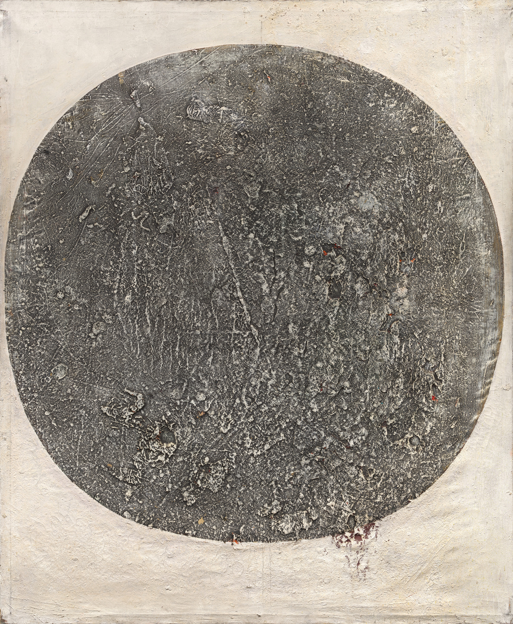 Judit Reigl. Guano-Round. 1958-64. Oil, alkyd, and acrylic on canvas. Gift of the artist