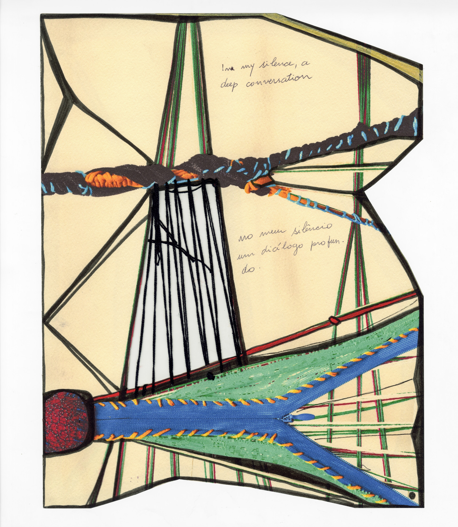 Page, Laurie Lambrecht, Um poema desenhado, 2024
