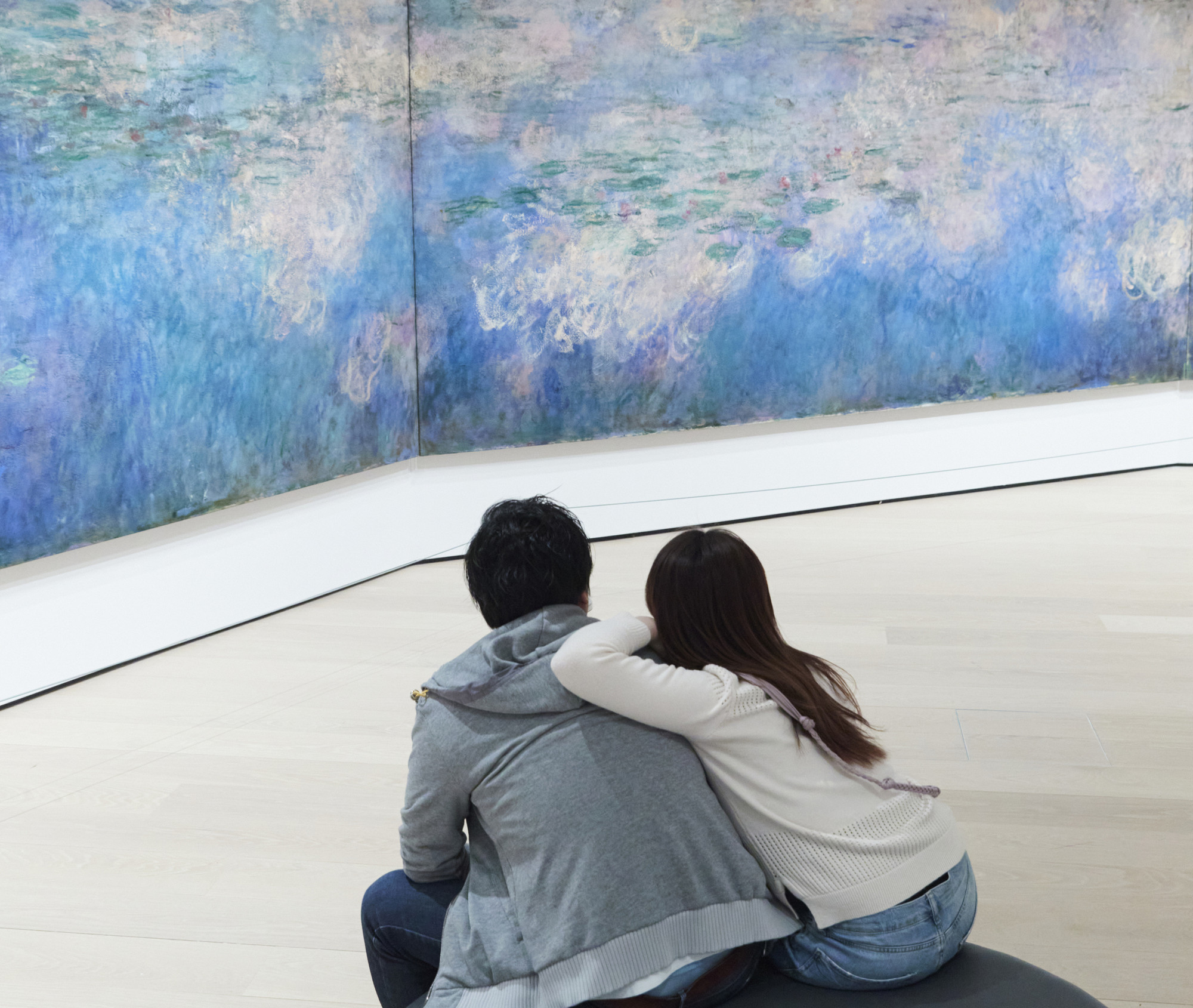 Claude Monet. Water Lilies. 1914–26. Oil on canvas, three panels. The Museum of Modern Art, New York. Mrs. Simon Guggenheim Fund. Photo: Gus Powell