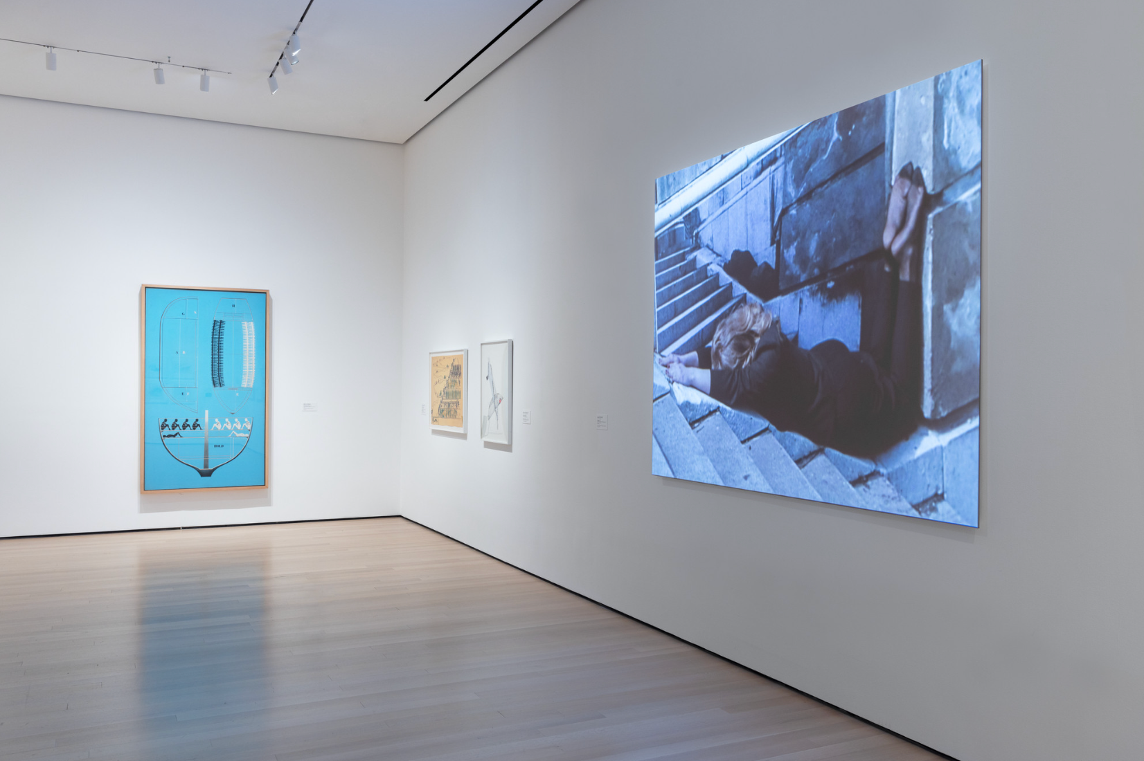 Installation view of the gallery Body Constructs, The Museum of Modern Art, New York, December 22, 2023–ongoing. Photographed in January 2024. Photo: Jonathan Dorado
