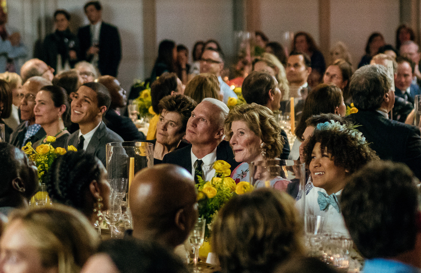 Agnes Gund (center) at the 2018 Party in the Garden. Photo: Austin Donohue