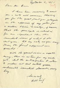 Letter Seitz to Barr