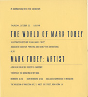 Flyer for lecture and film