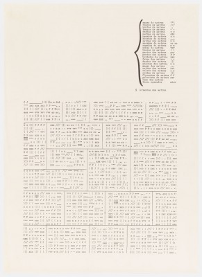 Untitled from the series Datiloscritos (Typed writings)