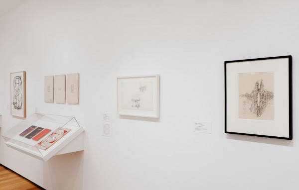 Installation view of <i>Ecstatic Alphabets/Heaps of Language</i>