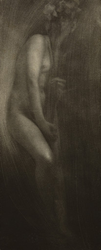 Edward Steichen. Figure with Iris. 1902