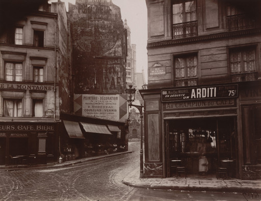 Eugène Atget. Rue de la Montagne-Sainte-Geneviève. June 1925
