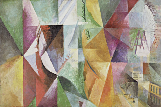 Robert Delaunay. The Three Windows, the Tower and the Wheel. 1912