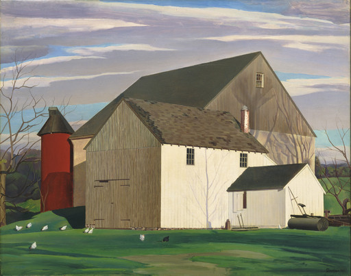 Charles Sheeler. Bucks County Barn. 1932