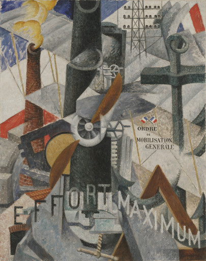 Gino Severini. Visual Synthesis of the Idea: "War". 1914
