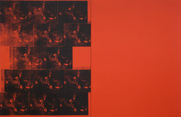 Andy Warhol. Orange Car Crash Fourteen Times. 1963