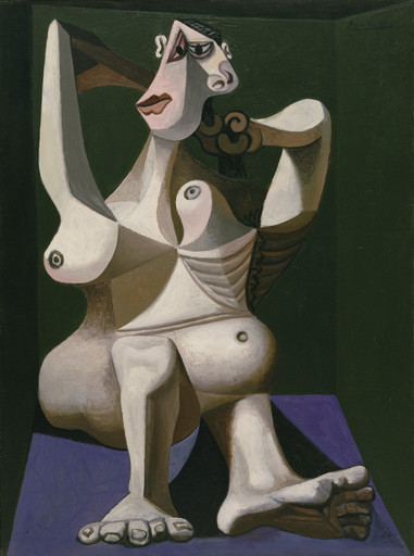 Pablo Picasso. Woman Dressing Her Hair. Royan, June 1940