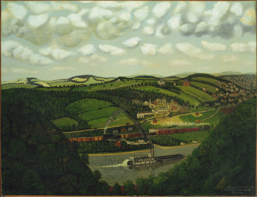 John Kane. Through Coleman Hollow up the Allegheny Valley. c. 1928