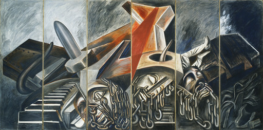 José Clemente Orozco. Dive Bomber and Tank. 1940