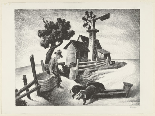 Thomas Hart Benton. Homestead. 1938