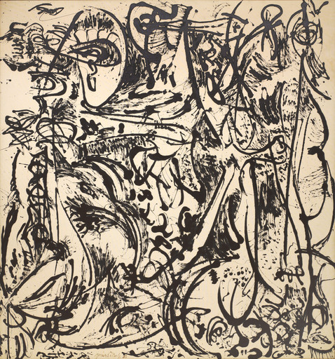 Jackson Pollock. Echo: Number 25, 1951. 1951