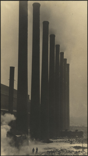 Margaret Bourke-White. The Towering Smokestacks of the Otis Steel Co., Cleveland. 1927-28