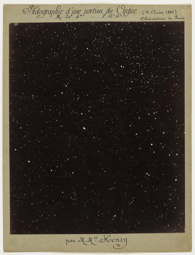 Paul Henry, Prospère Henry. Section of the Constellation Cygnus. August 12, 1885