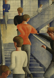 Oskar Schlemmer. Bauhaus Stairway. 1932
