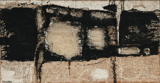 Manolo Millares. Composition 9. 1957