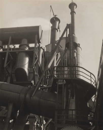 Charles Sheeler. Bleeder Stacks, Ford Plant, Detroit. 1927