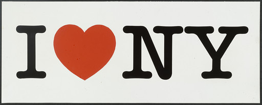 Milton Glaser. I ♥ NY Presentation Board. 1976