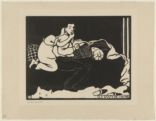 Félix Vallotton. The Other's Health (La Santé de l’Autre) from Intimacies (Intimités). 1897