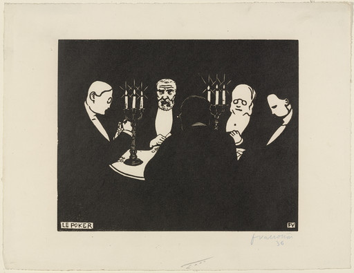 Félix Vallotton. Poker (Le Poker). 1896