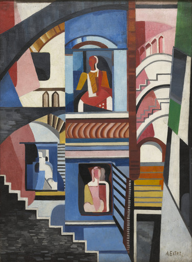 Alexandra Exter. Theatrical Composition. c. 1925