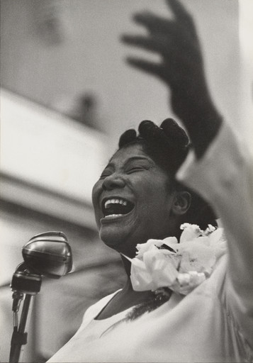 Roy DeCarava. Mahalia Jackson, Singing. 1957