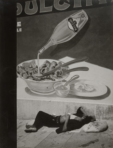 Brassaï (Gyula Halász). Clochard à Marseille (Homeless in Marseille). c. 1935