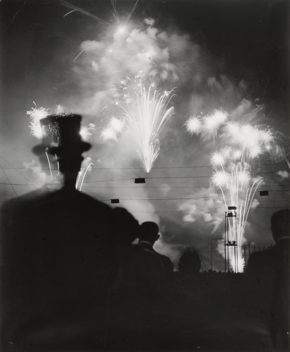 Brassaï (Gyula Halász). Fireworks on the Night of Longchamp. 1936
