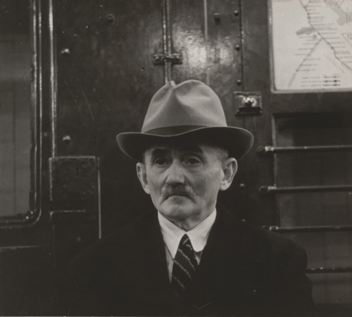 Walker Evans. Subway Portrait. January 26, 1941